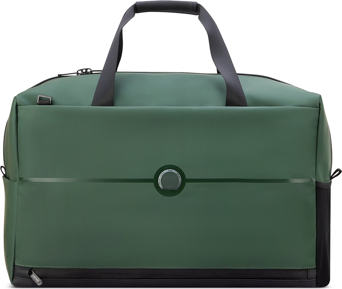 DELSEY Turenne Soft Reistas 55 cm – 47L – 1,61 kg – Gerecycled Waterafstotend PU – Laptopvak – Smart Sleeve - Green