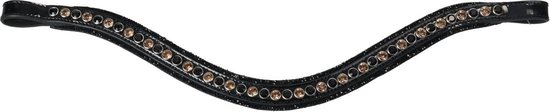 HB SHOWTIME FRONTRIEM ROCKY GLITTER Zwart-zwart | De Kroo Ruitersport