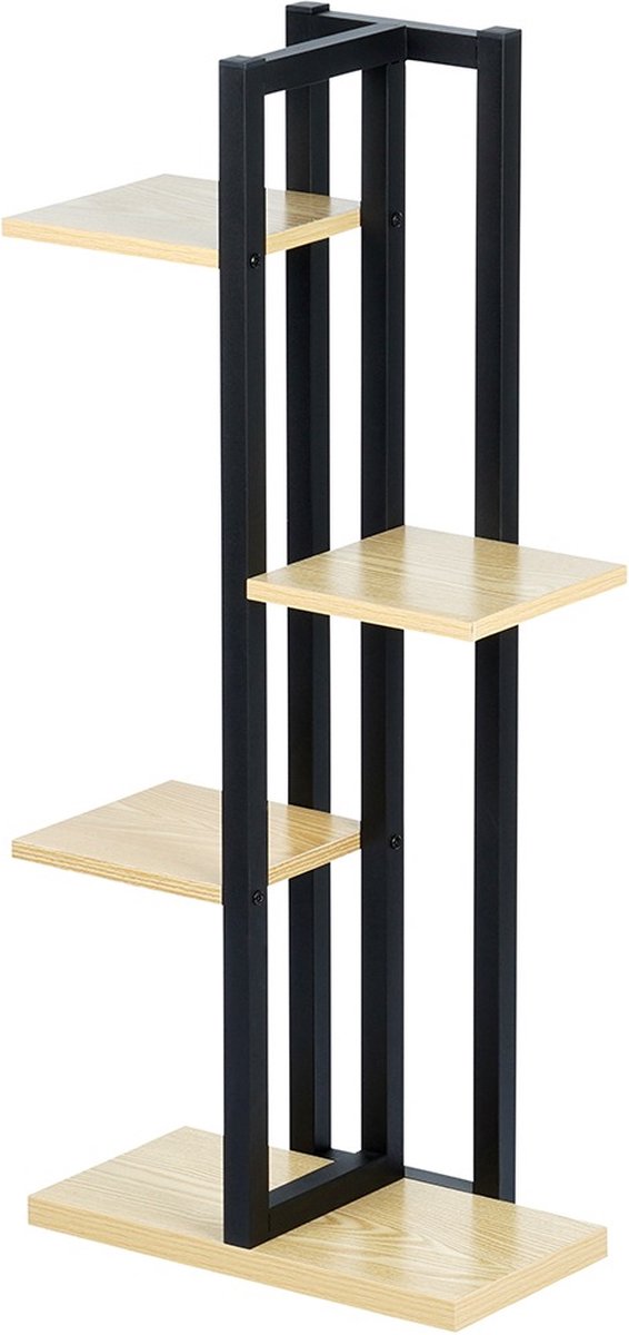 Plantenstandaard Metaal 4 Niveaus 93 cm - Plantenrek voor Bloempotten