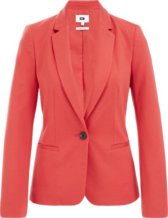 WE Fashion Dames getailleerde jersey stretch blazer