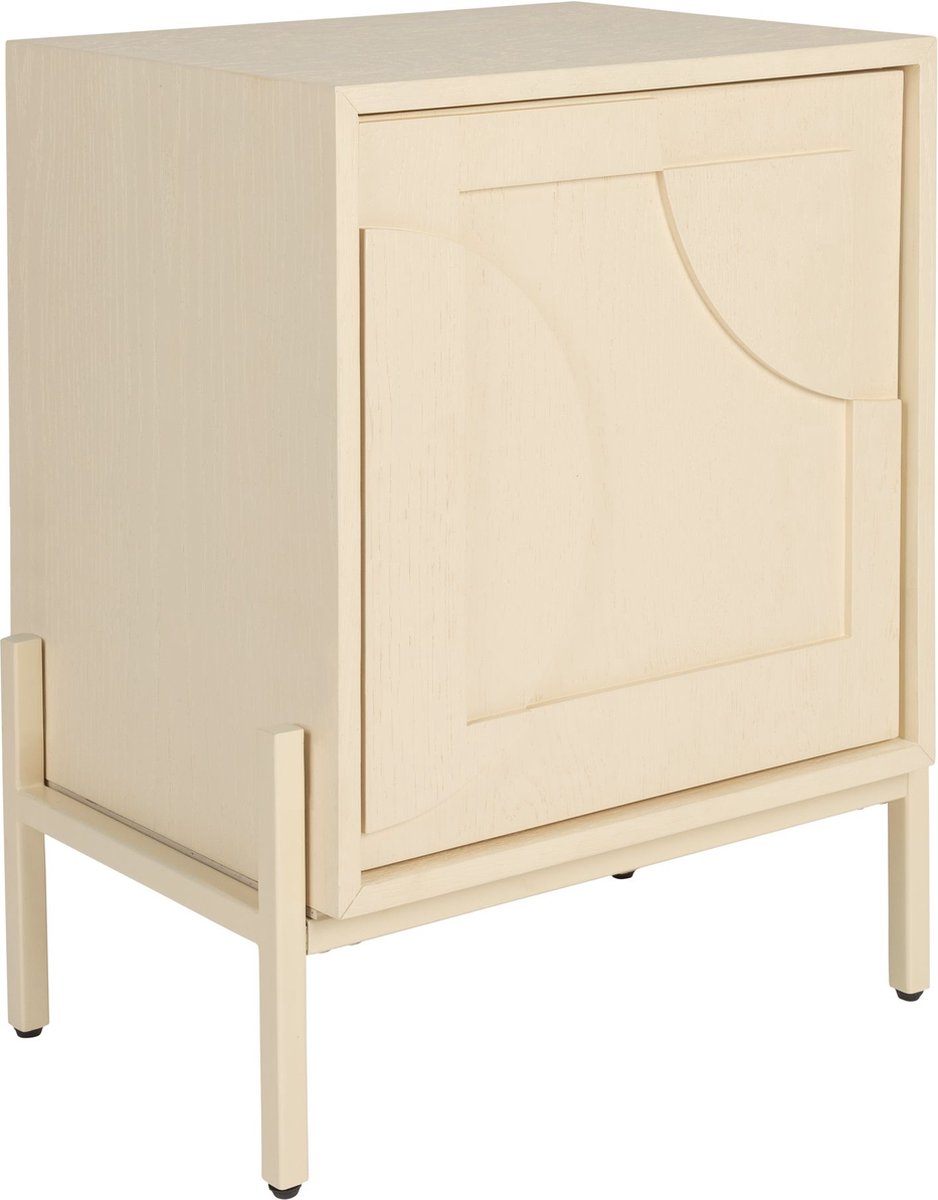 Faces Bijzettafel/ Nachtkastje Hout Beige
