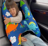 Reiskussen, Kinderreiskussen, Multifunctioneel U-vormig Kussen Voor In De Auto Achterbank Ondersteunt Hoofd En Lichaam Groen~p125876870
