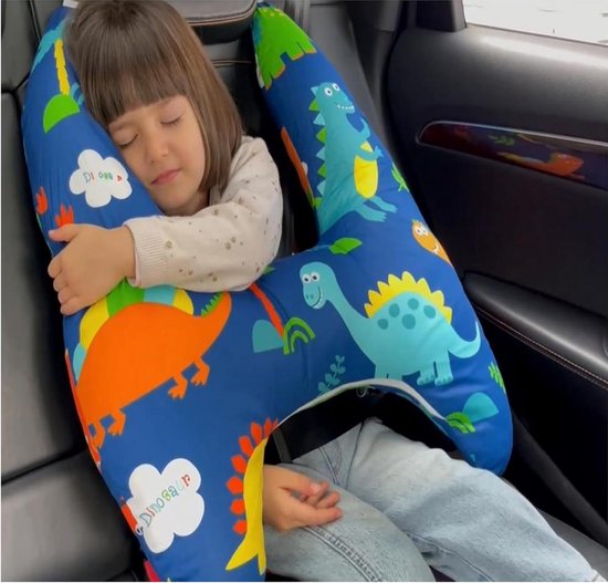 OHAANYY Reiskussen voor kinderen, auto, slaapkussen voor auto