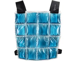 INUTEQ Biobased PCM Coolover - Body Cooling Vest - Constante Koeling van 15˚C - Sport Herstel - Sportersuitrusting