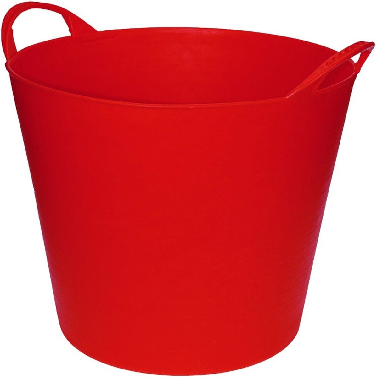 Goedkoopste Flexibele emmer/wasmand/kuip - rood - 20 liter - Opbergmanden - Wasmanden - Flexibele emmers - 35 x 30 cm