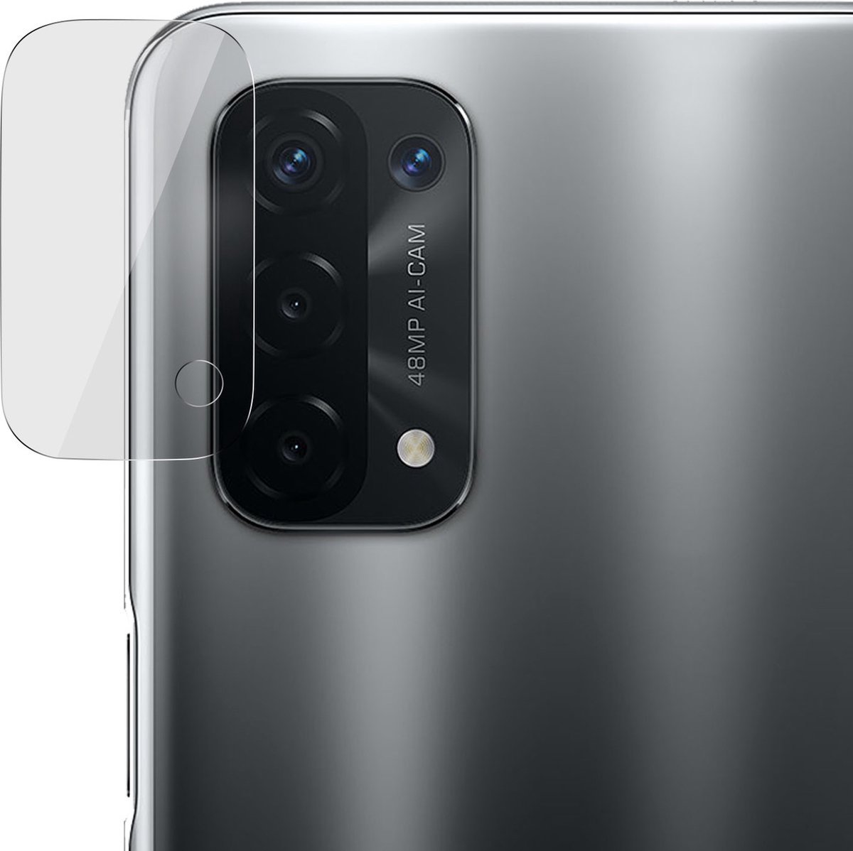 schermcamera Oppo A74 5G Gehard Glas 9H Transparant