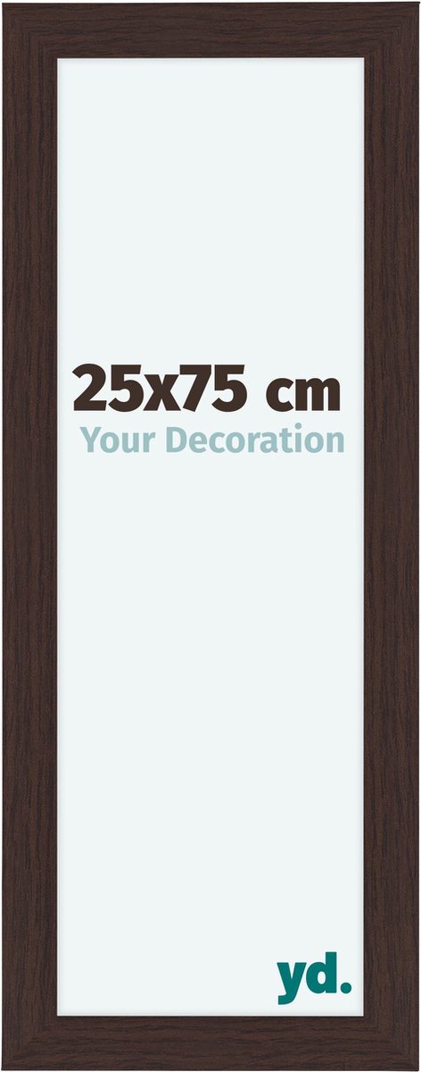 yd. Your Decoration - Fotolijst 25x75 cm - MDF - Eiken Donker - Como
