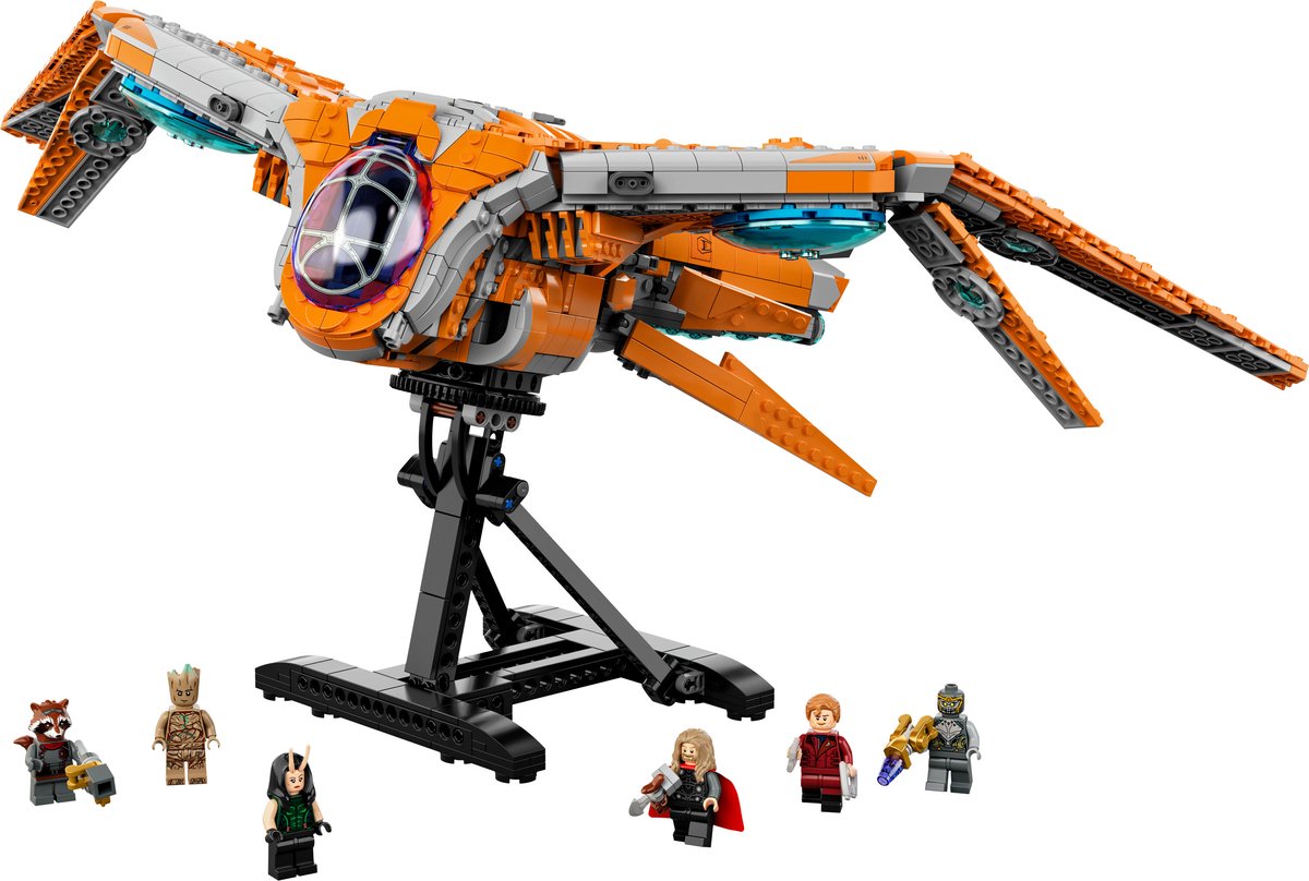 LEGO Marvel - Het schip van de Guardians Constructiespeelgoed thumbnail 3