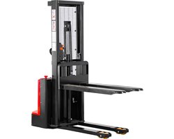 Elektrische stapelaar 1000kg 1500mm enkele mast 180 AH MW Tools FES1015