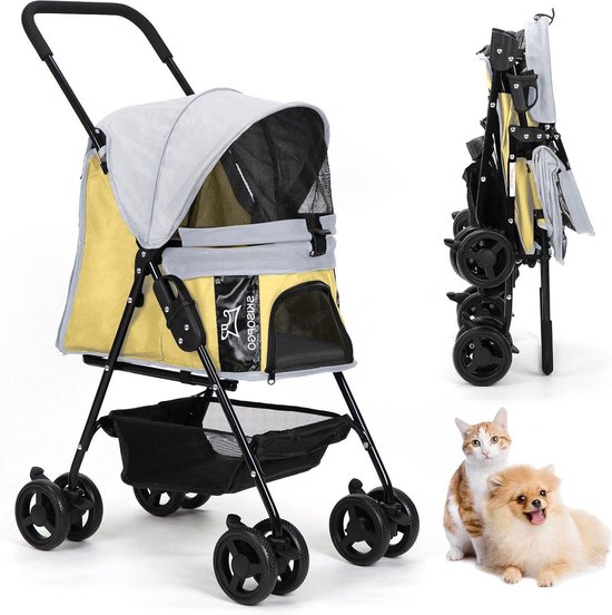 HEHUANG Draagbare Dierendrager Voor Hond Kat Puppy Ademend Kattendrager Kattentas Kat Reisdrager Huisdier Productenuil L
