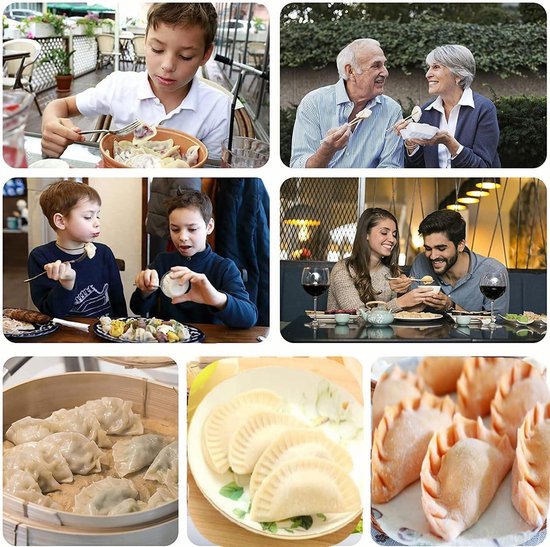 Ravioli Dumplingmaker - 7 stuks roestvrij staal - ravioli-vormmaker deegzakvorm - voor het maken van ravioli knoedels - koekjes empanada - keuken accessoire — afbeelding 2