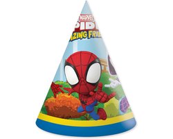 6 feesthoedjes Spidey en zijn Geweldige Vriendjes