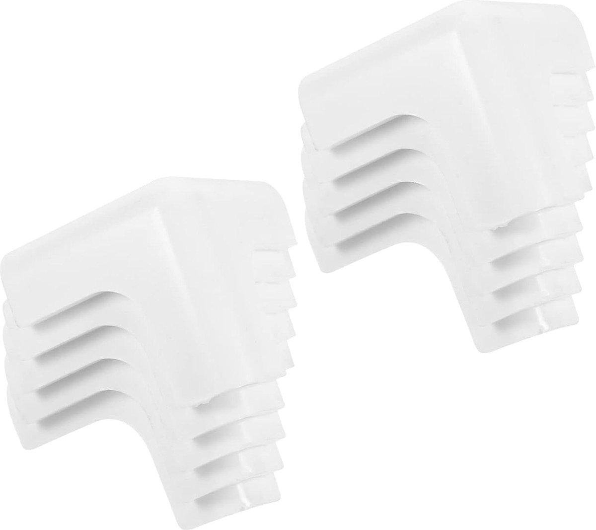 Image of 8 stuks siliconen hoekafdekking voor kinderen - hoekbescherming voor babyveiligheid - bumpers kussen - babybumper bescherming - anti-botsing - bureau hoekbescherming