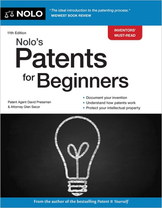 Nolo's Patents for Beginners - cover
