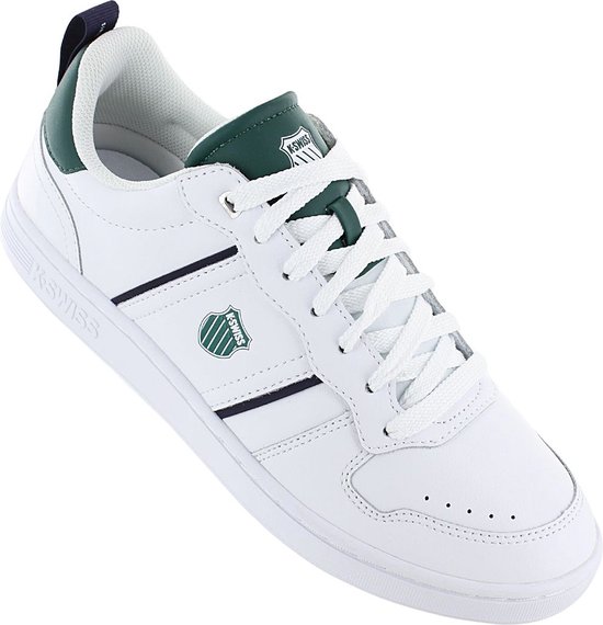 K-Swiss Lozan Match LTH - Chaussures pour femmes Baskets pour femmes Homme Wit Cuir -M - Taille EU 42