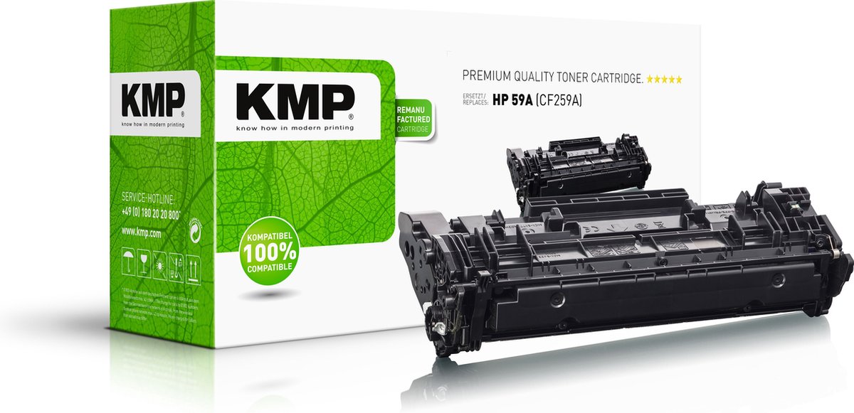 KMP 2557,0000 tonercartridge 1 stuk(s) Compatibel Zwart