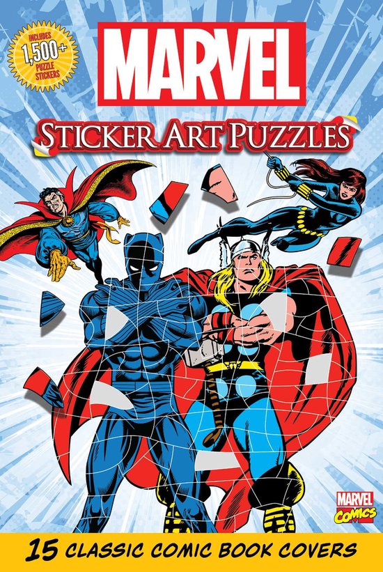 Sticker Art Puzzles- Marvel Sticker Art Puzzles - cover