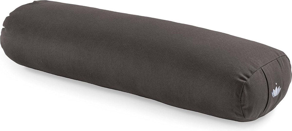 Yoga Bolster voor Yin Yoga en Pilates Rol met Wasbare Biokatoenen Hoes en Kapok Vulling