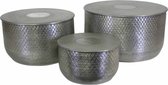 Table d'appoint orientale Alava argent