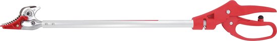 ARS Langarm Rozenpresenteerschaar - Lichtgewicht Aluminium Steel - Gehard Verchroomd Staal - Roteerbaar Handvat - 617 mm - Rood van ARS — afbeelding 3