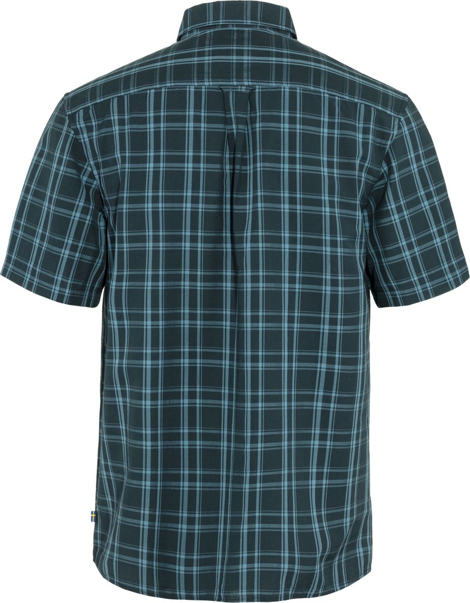 Fjallraven Ovik Lite Shirt SS Men Outdoorblouse Heren Marineblauw