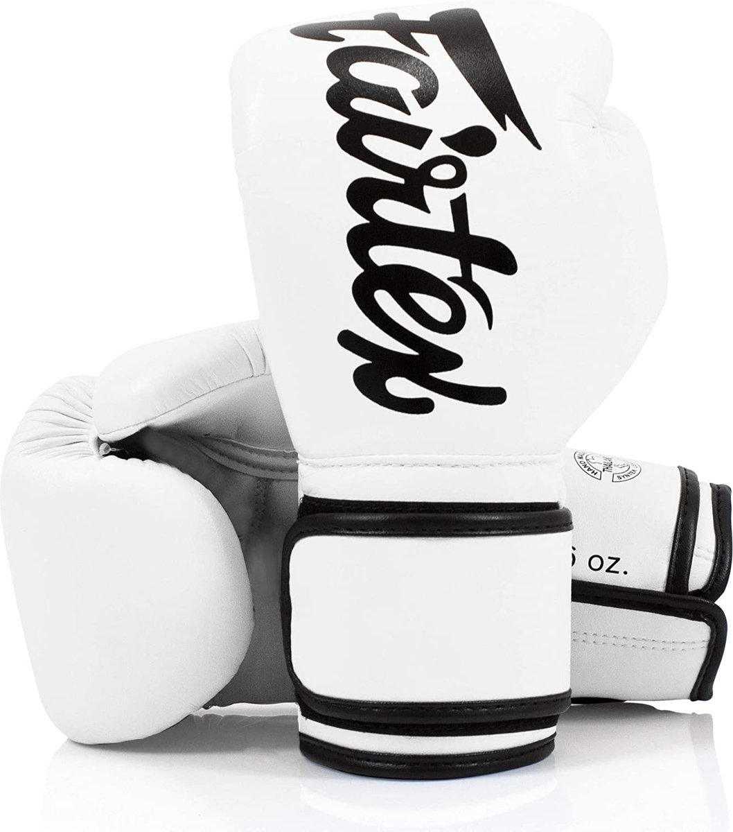 Fairtex BGV14 Microfiber Bokshandschoenen - Wit 14 oz