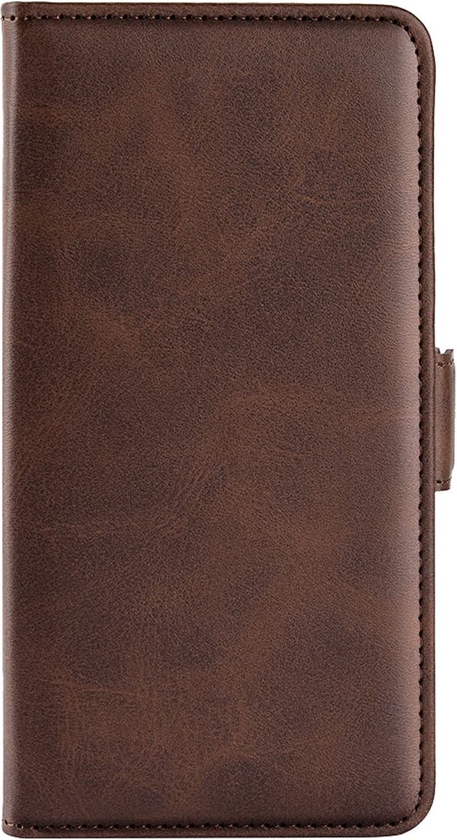 Mobigear Telefoonhoesje geschikt voor Motorola Moto G54 Hoesje | Mobigear Slim Magnet Bookcase Portemonnee | Pasjeshouder voor 3 Pasjes | Telefoonhoesje voor Pinpas / OV Kaart / Rijbewijs - Bruin