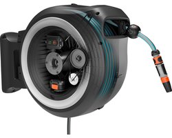 GARDENA PowerRoll XL Accu-slanghaspel Set - Grijs-wit - 40 m