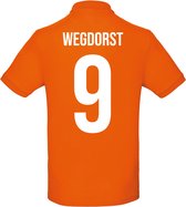 Oranje polo - Wegdorst - Koningsdag - EK - WK - Voetbal - Sport - Unisex - Maat S