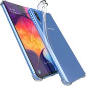 ebestStar - Hoes voor Samsung A50 Galaxy SM-A505F, Silicone Slim Cover Case, Versterkte Hoeken en Randen hoesje, Transparant