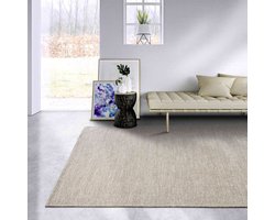 Elle Decoration - Wollen Vloerkleed - Delhi - Beige - Laagpolig Tapijt Woonkamer - 160x230 cm Elle Decoration - Wollen Vloerkleed - Delhi - Beige - Laagpolig Tapijt Woonkamer - 160x230 cm