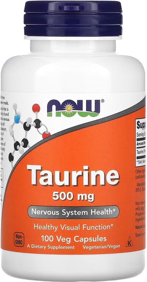 Goedkoopste Now Foods Taurine 500mg