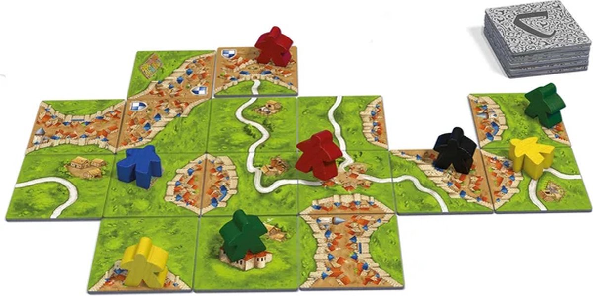 999 Games - Carcassonne - Basisspel - Bordspel - Strategiespel - Gezelschapsspel - Familiespel - NL - EN — afbeelding 13