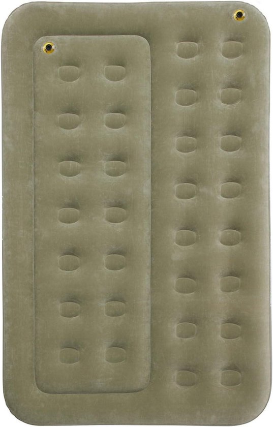 Luchtbed Comfort Bed Double Indoor-Outdoor velours logeerbed comfort tweepersoonsbed voor wandelen trekking festivals 188 x 137 x 22 cm max. 295 kg van Merkloos — afbeelding 5