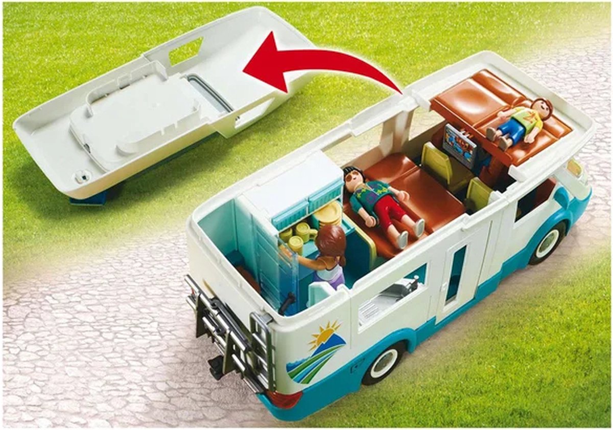 PLAYMOBIL Family Fun Mobilhome met familie - 70088 — afbeelding 15