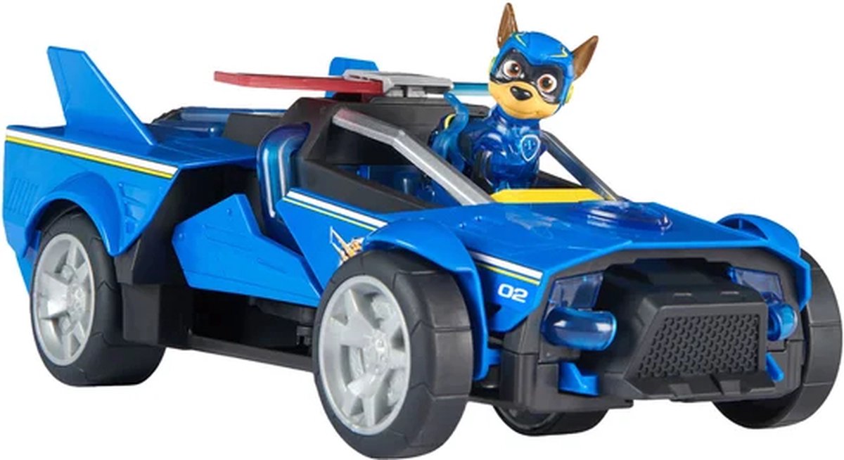 SHOWMODEL PAW Patrol - transformerende PAW Patroller met dubbele voertuiglanceerinrichtingen - Ryder en ATV-speelgoedauto