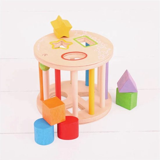 Houten Vormsorteerder van Little Dutch — afbeelding 5