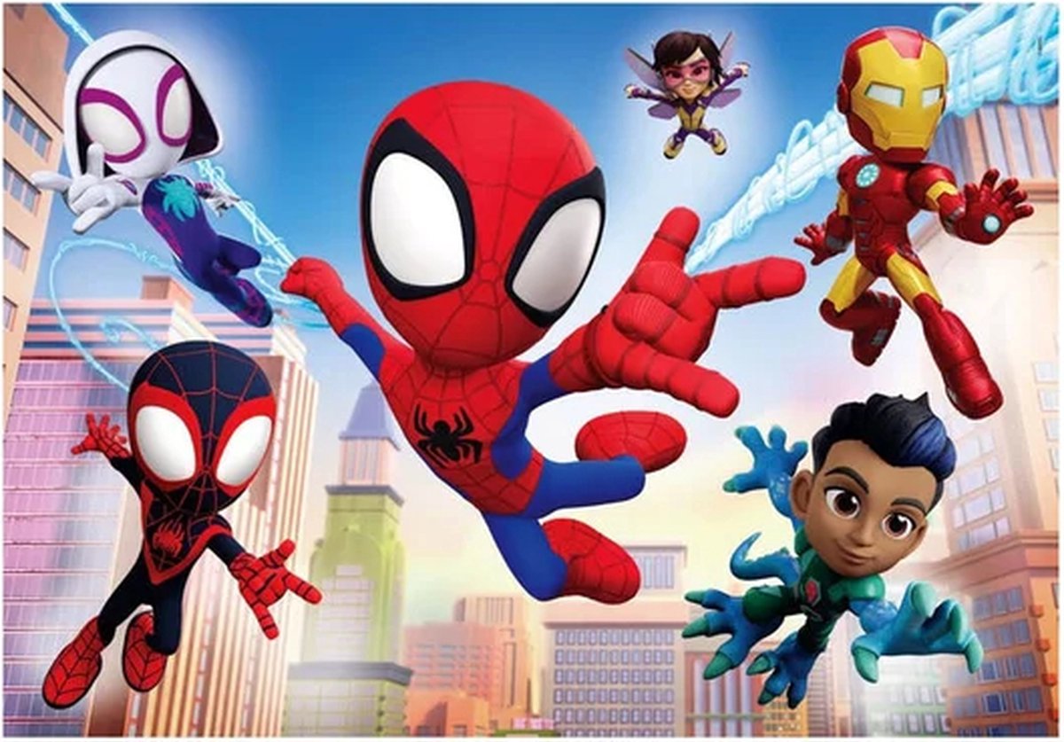 Clementoni - Puzzel - 2x60 Stukjes - Spidey en Zijn Geweldige Vrienden - Kinderen — afbeelding 4
