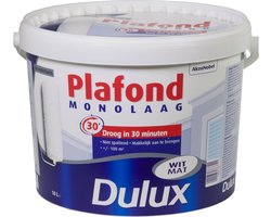 Dulux Plafond Monolaag - Wit - 10 L