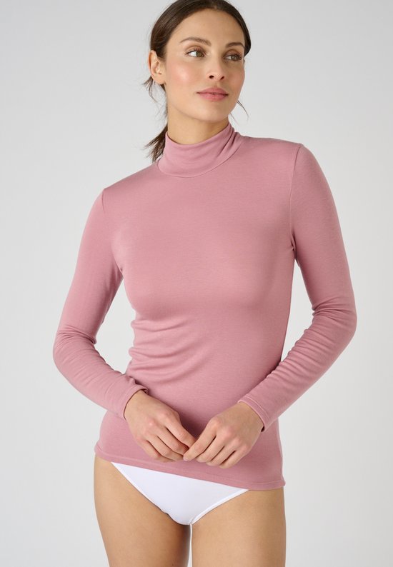 T-shirt Thermique Damart Thermolactyl Sensitive Femme - Chaleur Moyenne, Manches Longues, Col V - Taille XS à XXL