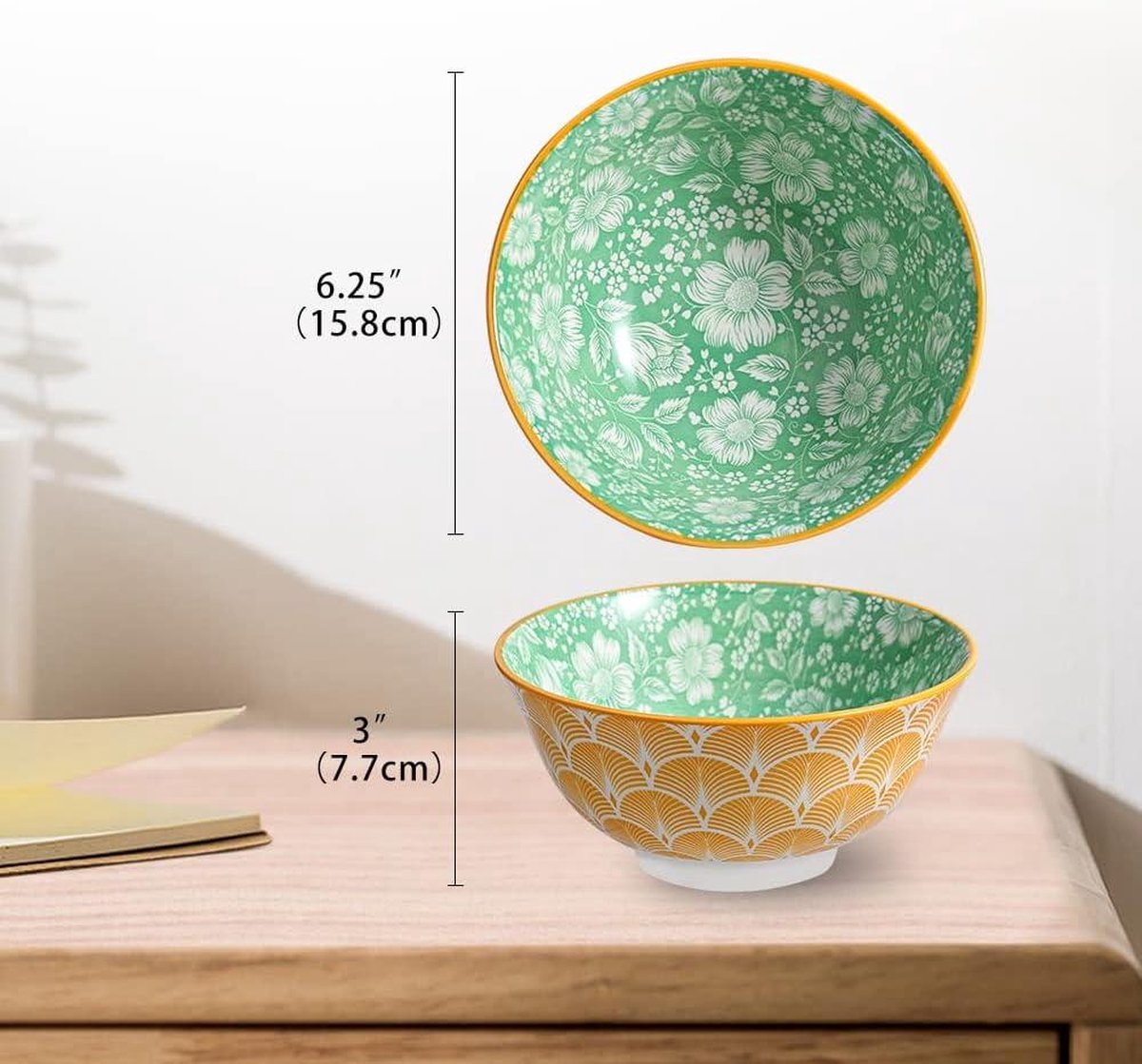 Keramische soepkommen Chinese stijl keramische kom met deksel, soepmok met deksel, Ramen Noodle Bowls Magnetron, for student-roze (Color : Pink