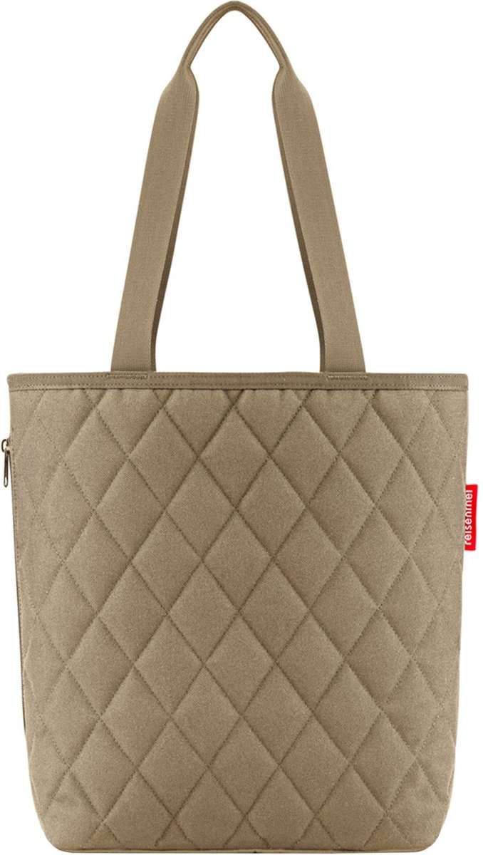 Reisenthel Classic Shopper M Schoudertas - 8L - Rhombus Olive Groen