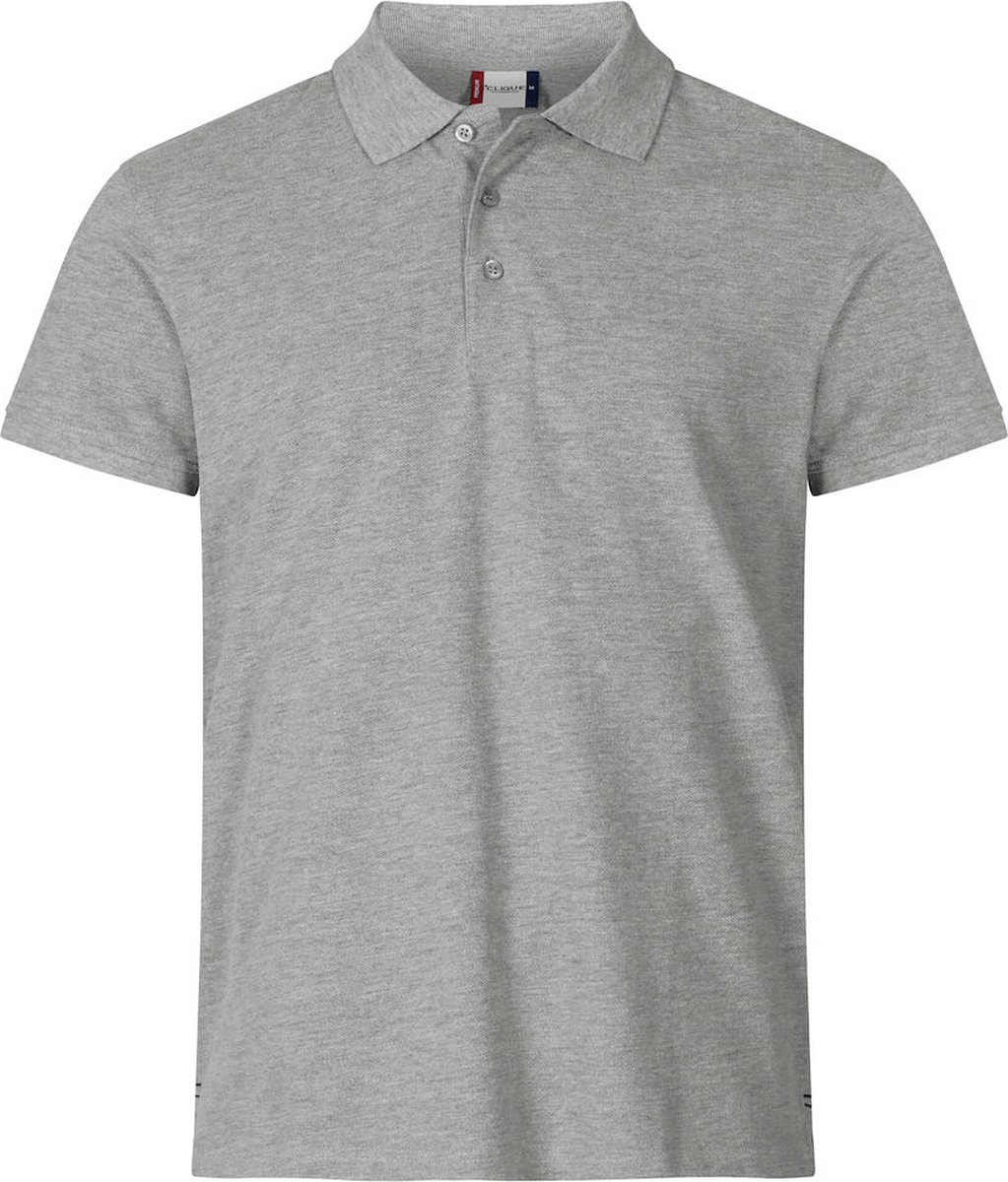 Clique Heavy Premium Polo 028260 - Grijs-melange - L