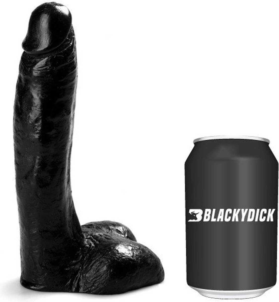 Gangbangster - Floyd - Dildo- 18 x 4,5 cm - PVC - Zwart