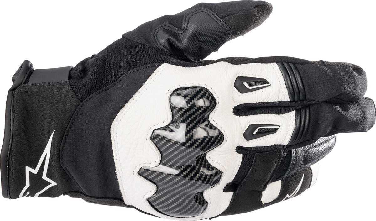 Alpinestars SMX-1 Drystar Handschoenen Zwart Wit - Maat L - Handschoen
