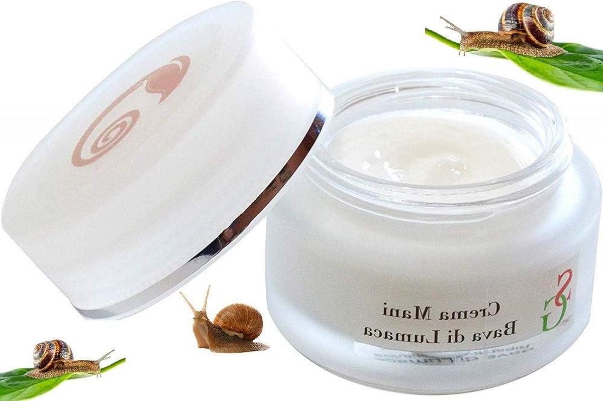 Handcrème met Licina Allantoïne Vitamine F ruwheid dehydratie huid 100% natuurlijk made in Italy Snail Protection