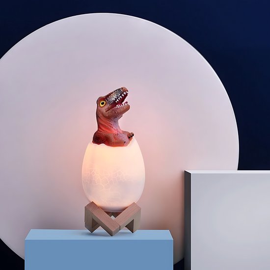 Dinosaurus T-REX Speelgoed Lamp - Dino Nachtlamp Kinderen - Verlichting - 16 Kleuren van Dreamscene — afbeelding 3