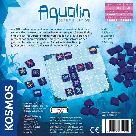Afbeelding van het spel Kosmos Aqualin Kaartspel Gelukspel