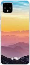 Google Pixel 4 XL Hoesje Transparant TPU Case - Golden Hour #ffffff