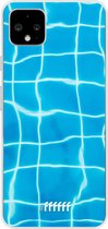 Google Pixel 4 XL Hoesje Transparant TPU Case - Blue Pool #ffffff